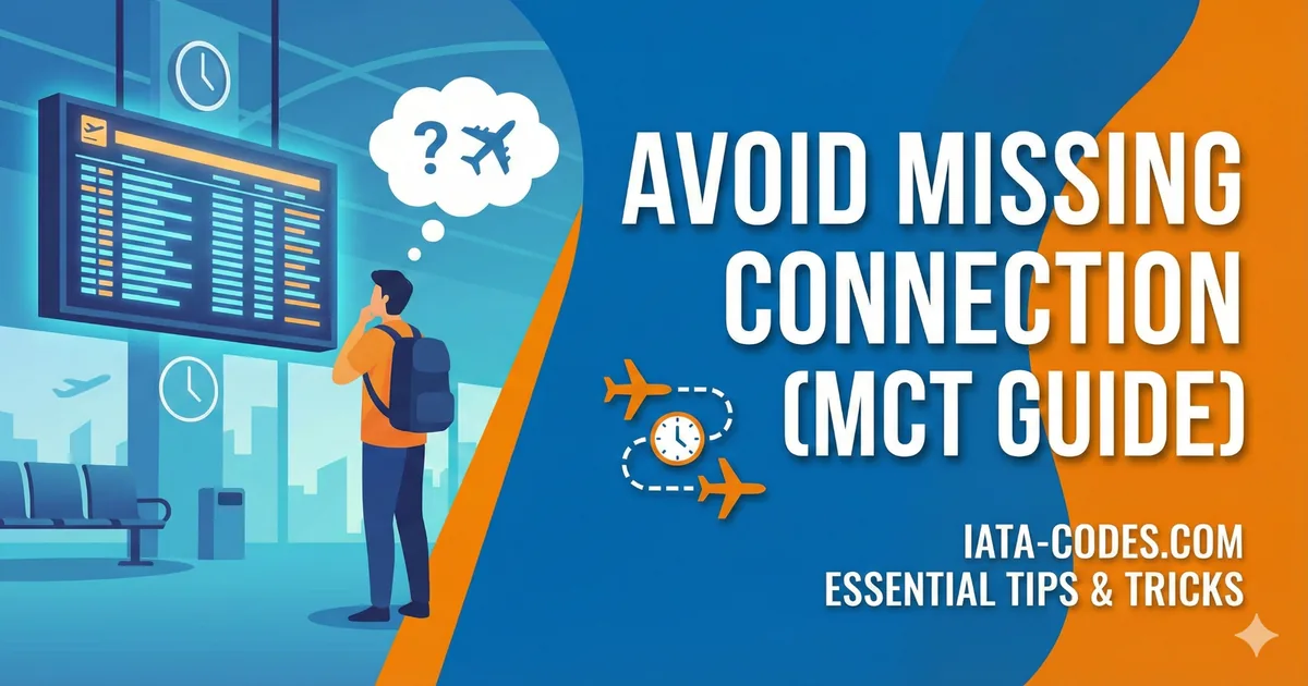 How to Avoid Missing Your Flight Connection: MCT Explained